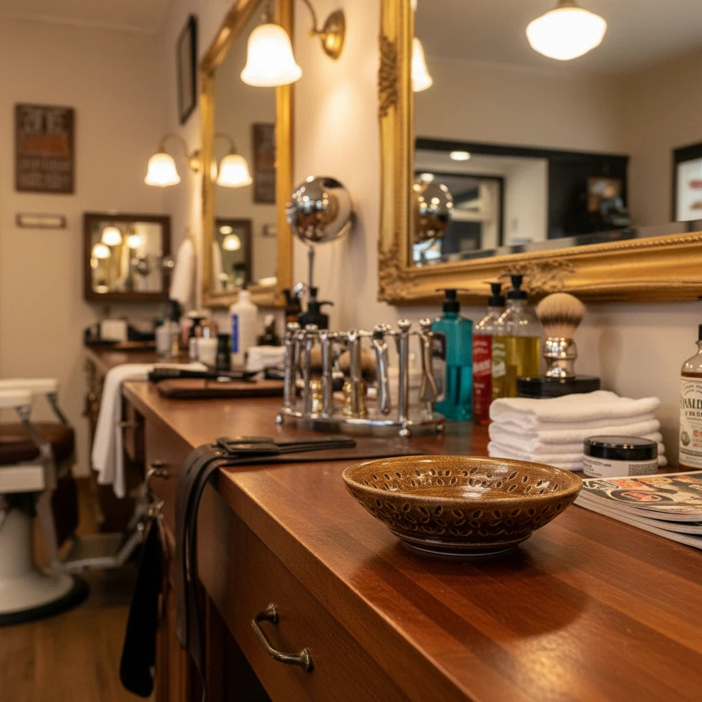 Ciotola da Barba in Ceramica Artigianale (Shaving Bowl)