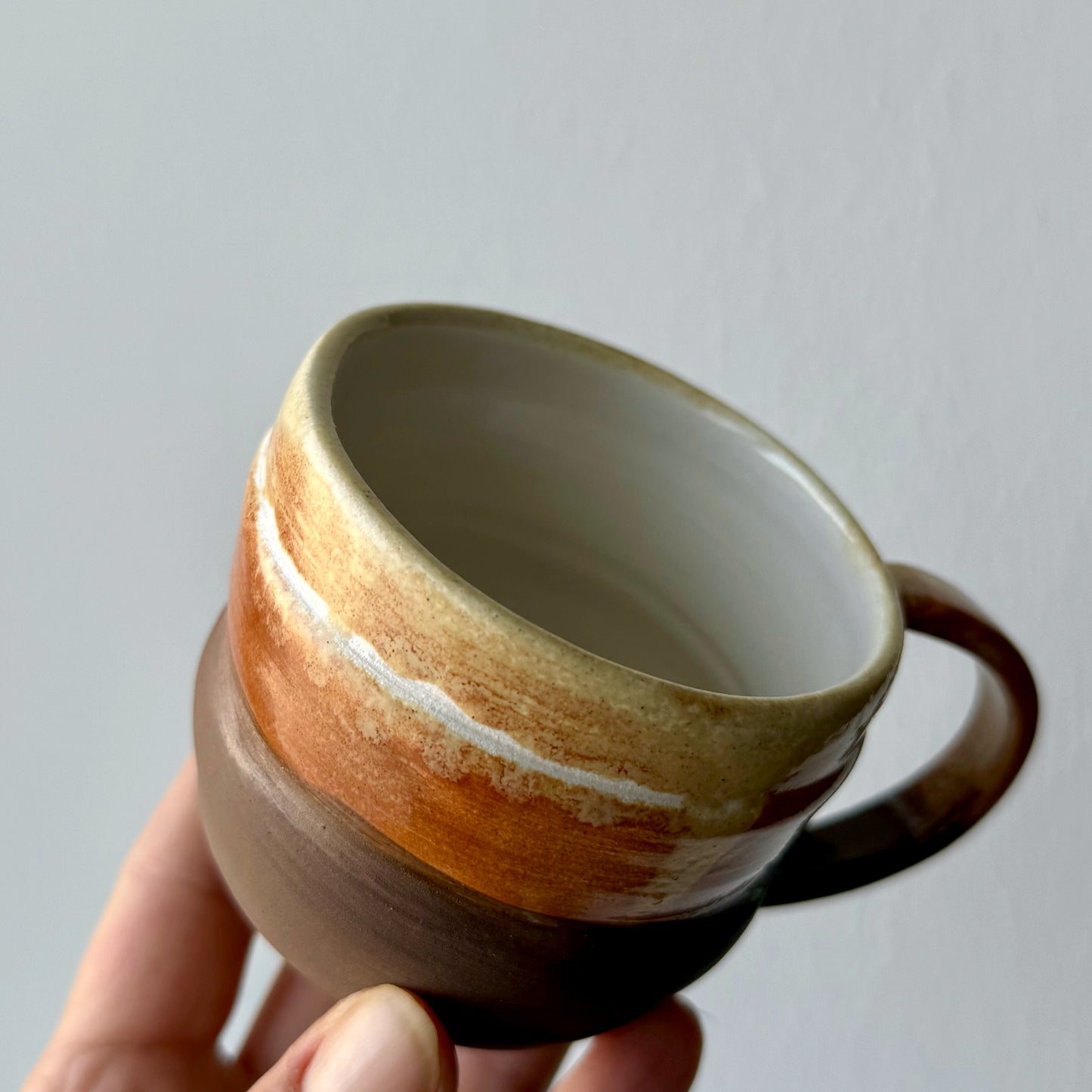 Tazza Wave Bicolore - Ceramica Artigianale Design Contemporaneo