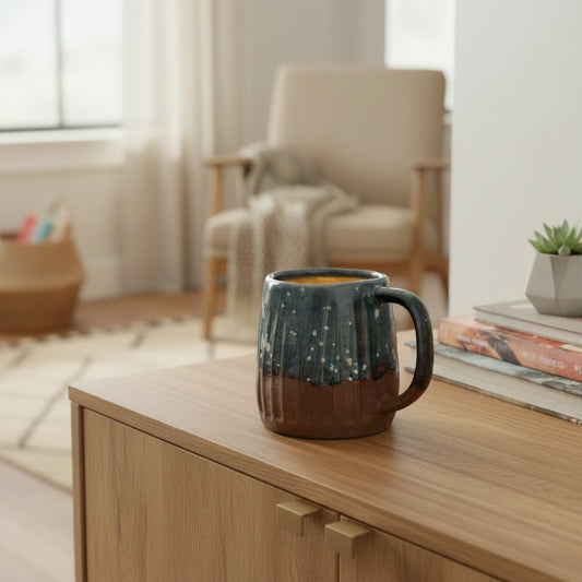 Tazza Stars in the Sky - Ceramica Artigianale Cielo Stellato